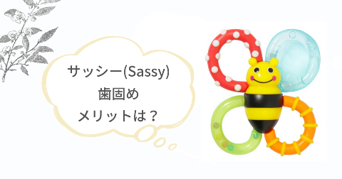 サッシ―(Sassy)歯固めは何がいい?カミカミみつばちのメリット5つ