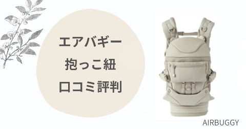 エアバギー抱っこ紐のデメリットは？口コミを現役ママ解説
