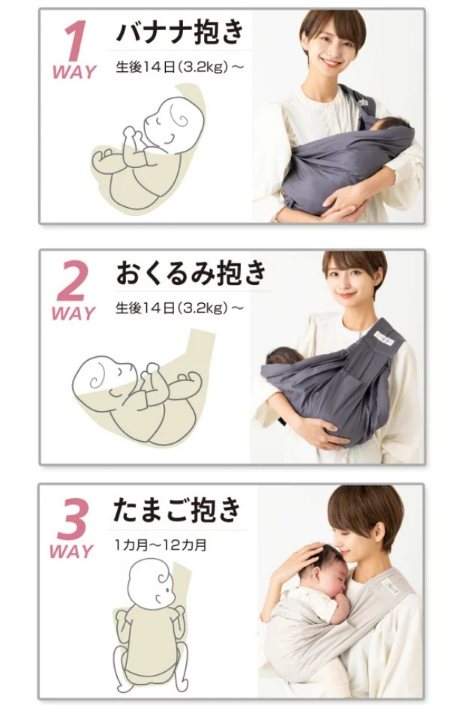 ケラッタベビースリング(u-sling)の使い方
